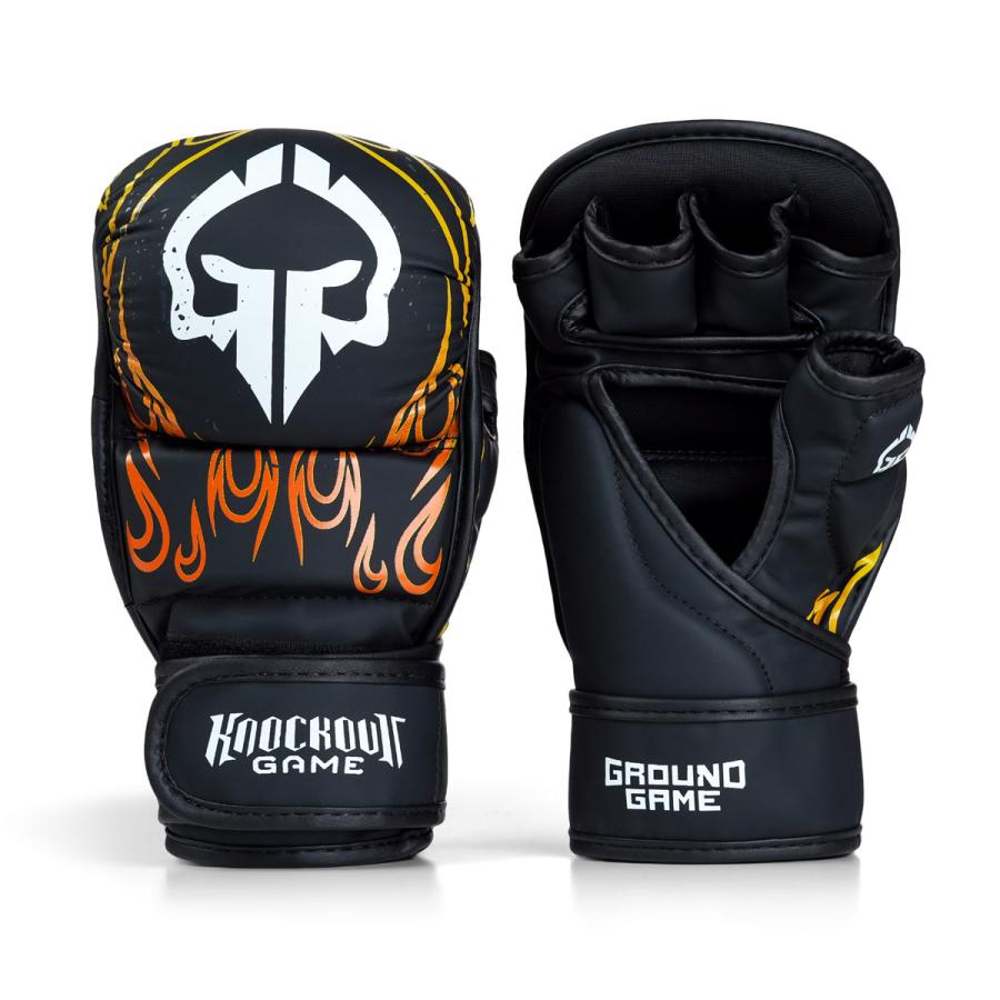 GROUND GAME rękawice sparingowe MMA FLAMES