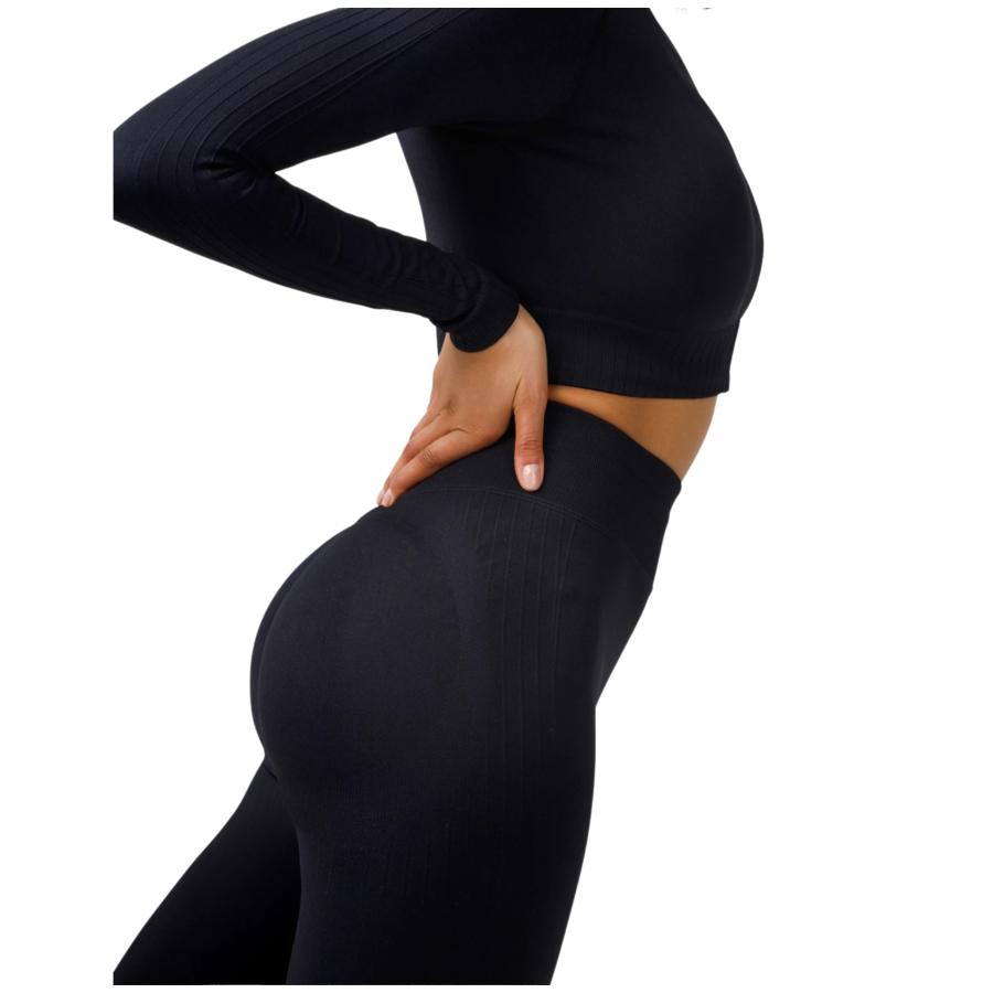 CARPATREE legginsy damskie ELITE PUSH UP czarne
