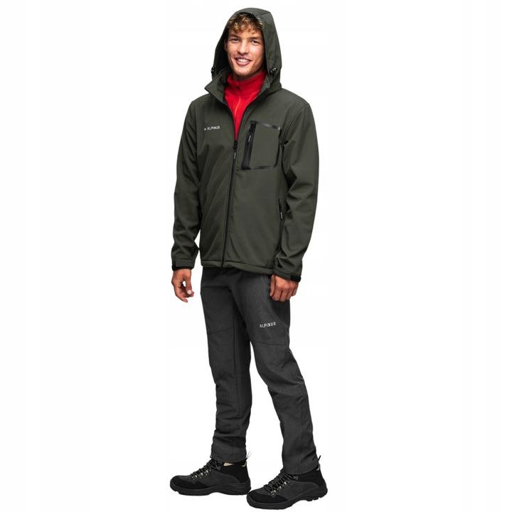ALPINUS kurtka softshell STENSHUVUD khaki