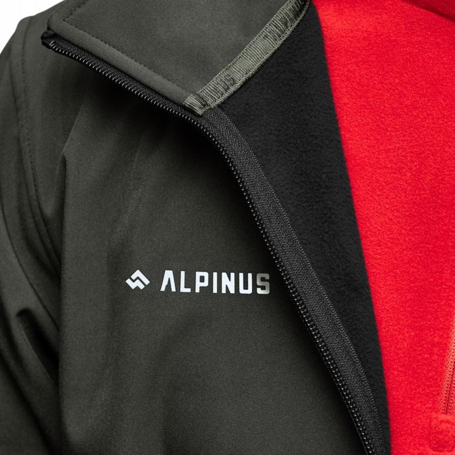 ALPINUS kurtka softshell STENSHUVUD khaki