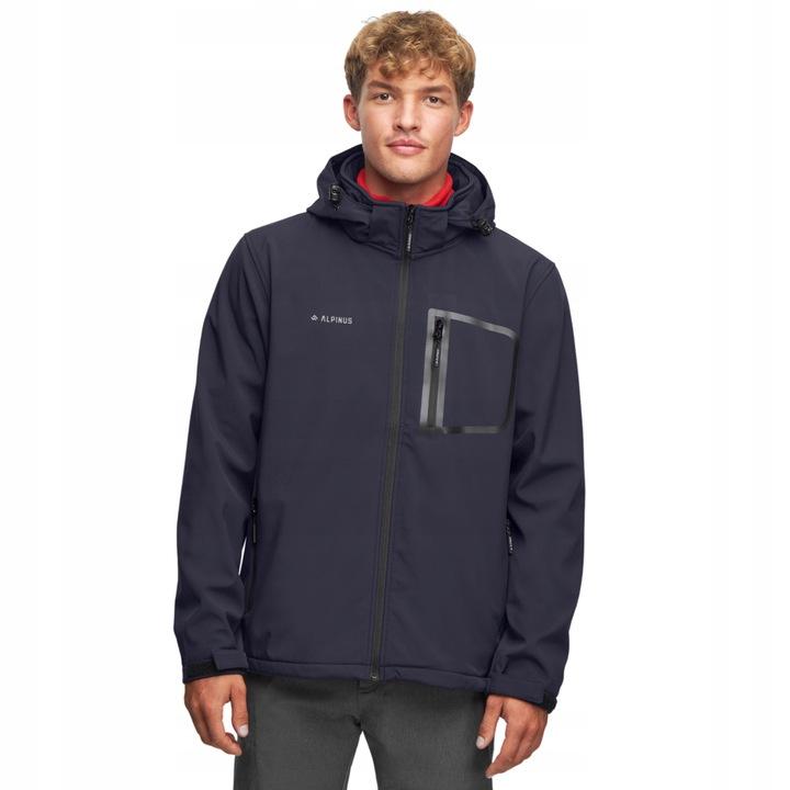 ALPINUS kurtka softshell STENSHUVUD c. szara