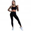 GYM GLAMOUR legginsy damskie PUSH UP czarne