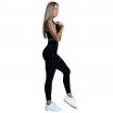 GYM GLAMOUR legginsy damskie PUSH UP czarne