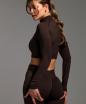 CARPATREE legginsy damskie ELITE PUSH UP coffee